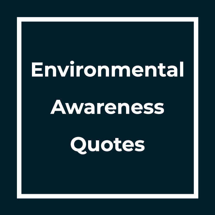 Environmental Awareness Quotes